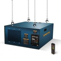 POWERTEC Remote Controlled 3-Speed Air Filtration System (655/875/1050 CFM)