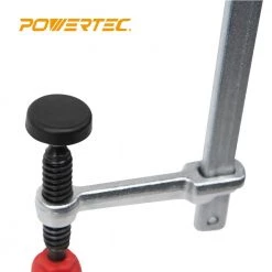 POWERTEC 7 in. Quick Screw Guide Rail Clamp with 2-3/8 in. Throat Depth (2-Pack) -Cheap POWERTEC Store powertec clamp sets 71409 4f 1000