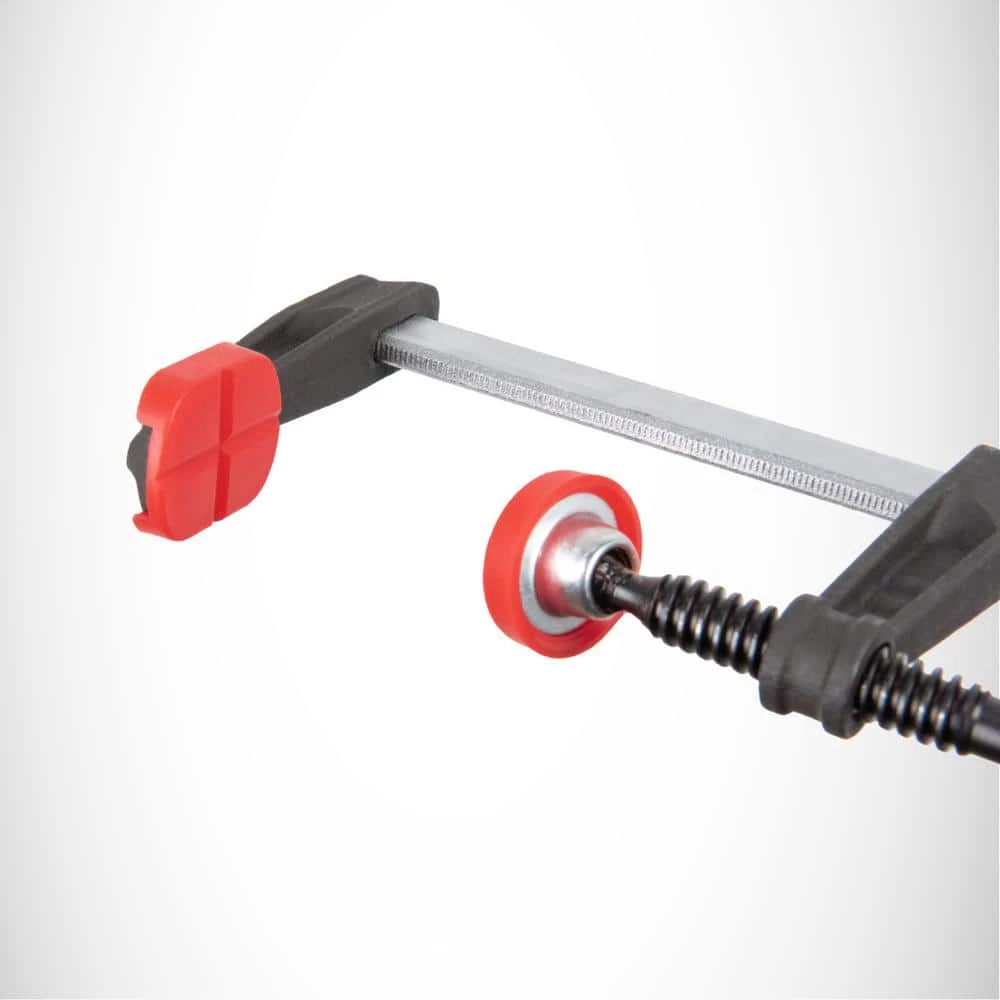 POWERTEC 10 in. 330 lbs. Capacity load F Clamp Heavy-Duty F Style Bar Clamps for Woodworking (2-Pack) 8 POWERTEC 10 in. 330 lbs. Capacity load F Clamp Heavy-Duty F Style Bar Clamps for Woodworking (2-Pack) - Image 6