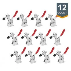 POWERTEC 300 lbs. Horizontal Quick-Release 201B Toggle Clamp (12-Pack)