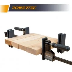 POWERTEC 24 in. Woodworking Parallel Clamps Jaw Bar Clamp Spreader Tool (2-Pack) -Cheap POWERTEC Store powertec clamps 71368 1f 1000