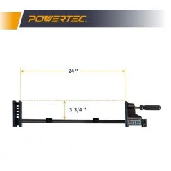 POWERTEC 24 in., Jaw Bar Clamp Spreader Tool, Woodworking Parallel Clamps (4-PacK) -Cheap POWERTEC Store powertec clamps 71368 p2 1f 1000