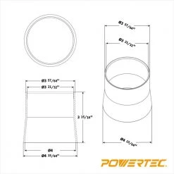 POWERTEC 4 in. Quick Connect and Disconnect -Cheap POWERTEC Store powertec compressor accessories 70112 1f 1000