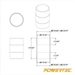 POWERTEC 4 in. O.D. Splice 15 POWERTEC 4 in. O.D. Splice -Cheap POWERTEC Store powertec compressor accessories 70123 fa 1000