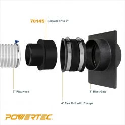 POWERTEC 4 in. x 3 in. Reducer 13 POWERTEC 4 in. x 3 in. Reducer -Cheap POWERTEC Store powertec compressor accessories 70145 fa 1000