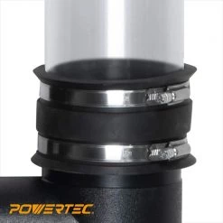POWERTEC 2-1/2 in. Dust Control Flex Cuff with Hose Clamps -Cheap POWERTEC Store powertec compressor accessories 70148 1f 1000