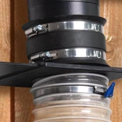 POWERTEC 2-1/2 in. Dust Control Flex Cuff with Hose Clamps -Cheap POWERTEC Store powertec compressor accessories 70148 4f 1000