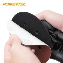 POWERTEC Pro 6 in. Random Orbital Sander Pneumatic Vacuum Palm Sander, 6 in. x 3/16 in. Dia Tool -Cheap POWERTEC Store powertec disc sanders as63160 1f 1000