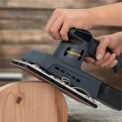 POWERTEC 1/2 Sheet Variable Orbital Sander with Hole Punch Plate, 2.5 Amp Corded, Sandpaper Pad and Dust Collection Box 11 POWERTEC 1/2 Sheet Variable Orbital Sander with Hole Punch Plate, 2.5 Amp Corded, Sandpaper Pad and Dust Collection Box -Cheap POWERTEC Store powertec disc sanders hs1002 1f 1000