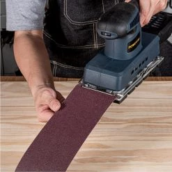 POWERTEC 1/2 Sheet Variable Orbital Sander with Hole Punch Plate, 2.5 Amp Corded, Sandpaper Pad and Dust Collection Box 10 POWERTEC 1/2 Sheet Variable Orbital Sander with Hole Punch Plate, 2.5 Amp Corded, Sandpaper Pad and Dust Collection Box -Cheap POWERTEC Store powertec disc sanders hs1002 4f 1000
