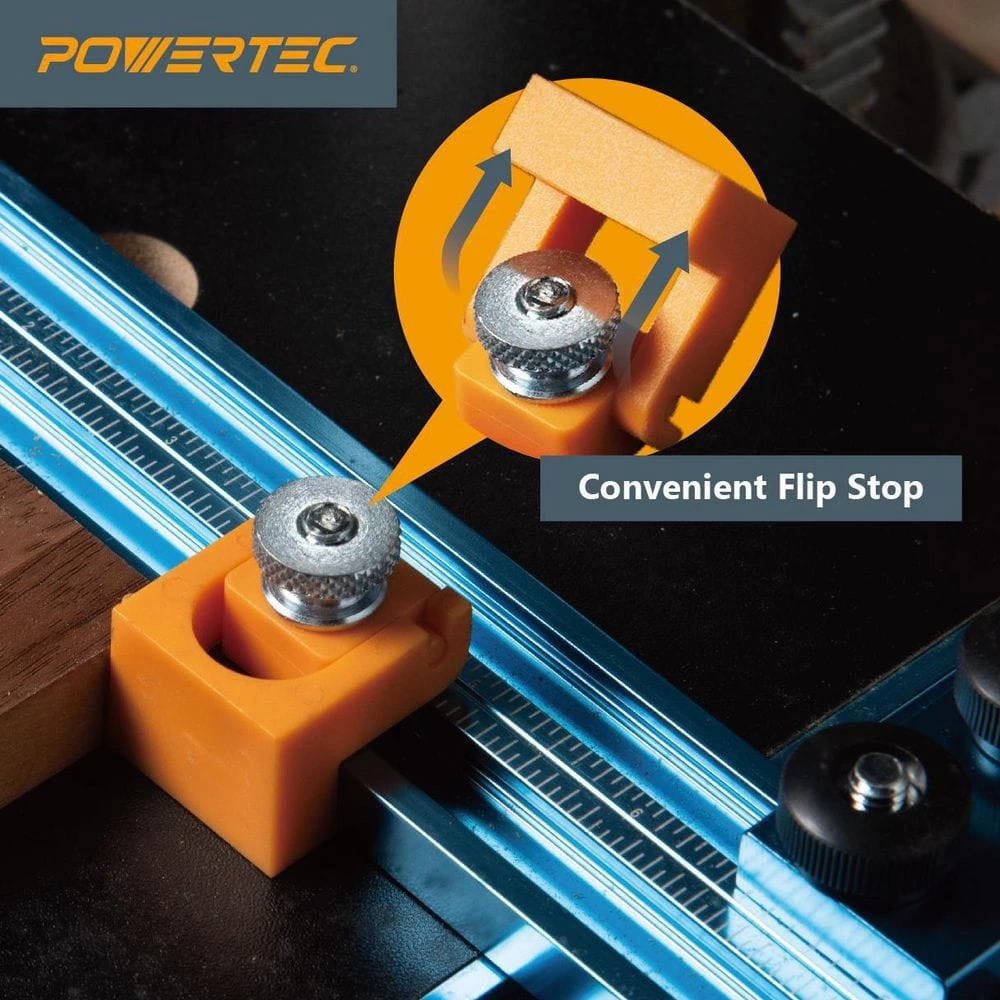 POWERTEC Drill Press Table Set-Up Kit with Fence, Hold Down Clamps and Installation Hardware For 12 in. Drill Presses or Larger 9 POWERTEC Drill Press Table Set-Up Kit with Fence, Hold Down Clamps and Installation Hardware For 12 in. Drill Presses or Larger - Image 7