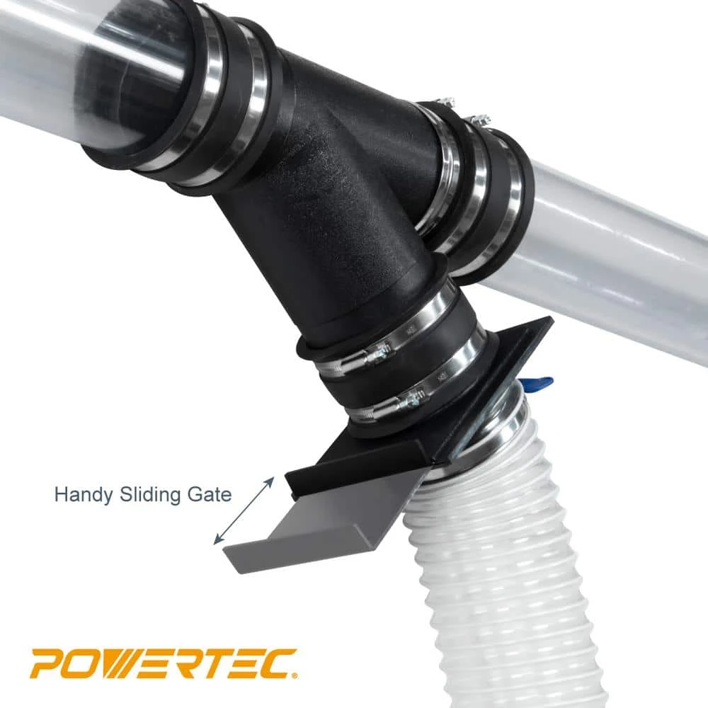 POWERTEC 4 in. Blast Gate for Vacuum/Dust Collector 7 POWERTEC 4 in. Blast Gate for Vacuum/Dust Collector - Image 5
