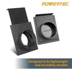 POWERTEC 4 in. Blast Gate for Dust Collector/Vacuum Fittings (6-PacK) -Cheap POWERTEC Store powertec dust collector accessories 70108 p6 c3 1000
