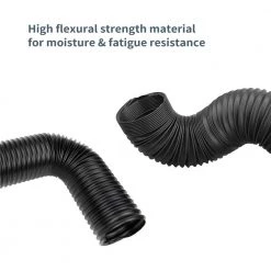 POWERTEC 4 in. Flexible Dust Collection Hose -Cheap POWERTEC Store powertec dust collector accessories 70128 4f 1000