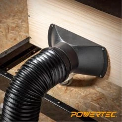 POWERTEC 4 in. Flexible Dust Collection Hose -Cheap POWERTEC Store powertec dust collector accessories 70128 76 1000