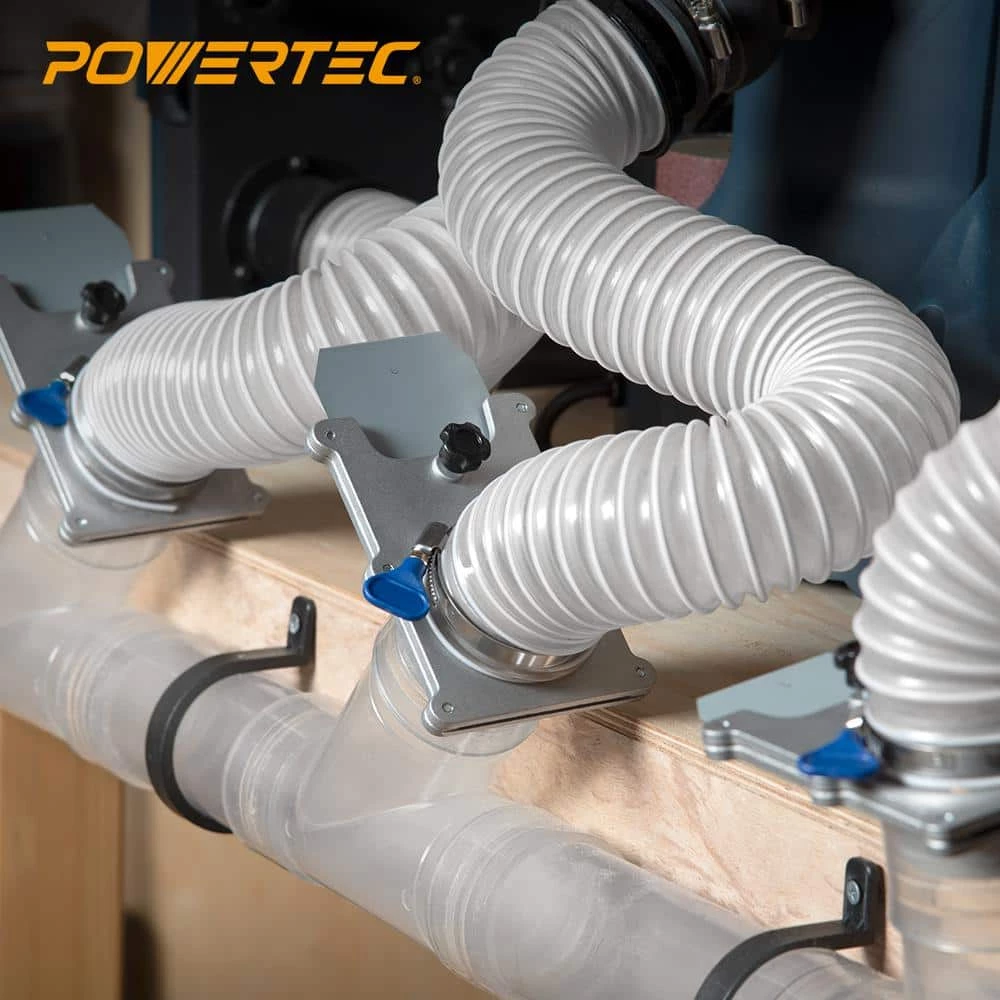 POWERTEC 2-1/2 in. Aluminum Blast Gate for Vacuum/Dust Collector (2-Pack) 9 POWERTEC 2-1/2 in. Aluminum Blast Gate for Vacuum/Dust Collector (2-Pack) - Image 7