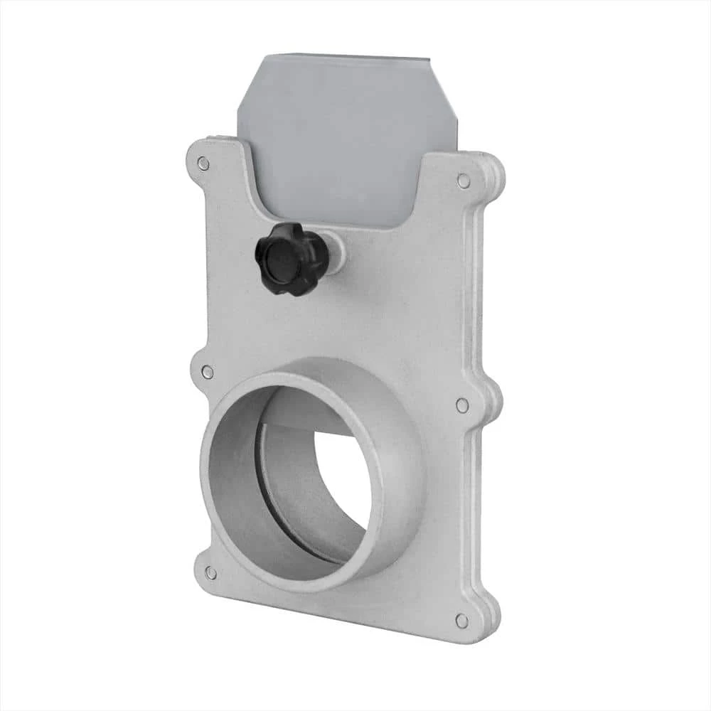 POWERTEC 2-1/2 in. Aluminum Blast Gate for Vacuum/Dust Collector (2-Pack) 4 POWERTEC 2-1/2 in. Aluminum Blast Gate for Vacuum/Dust Collector (2-Pack) - Image 2