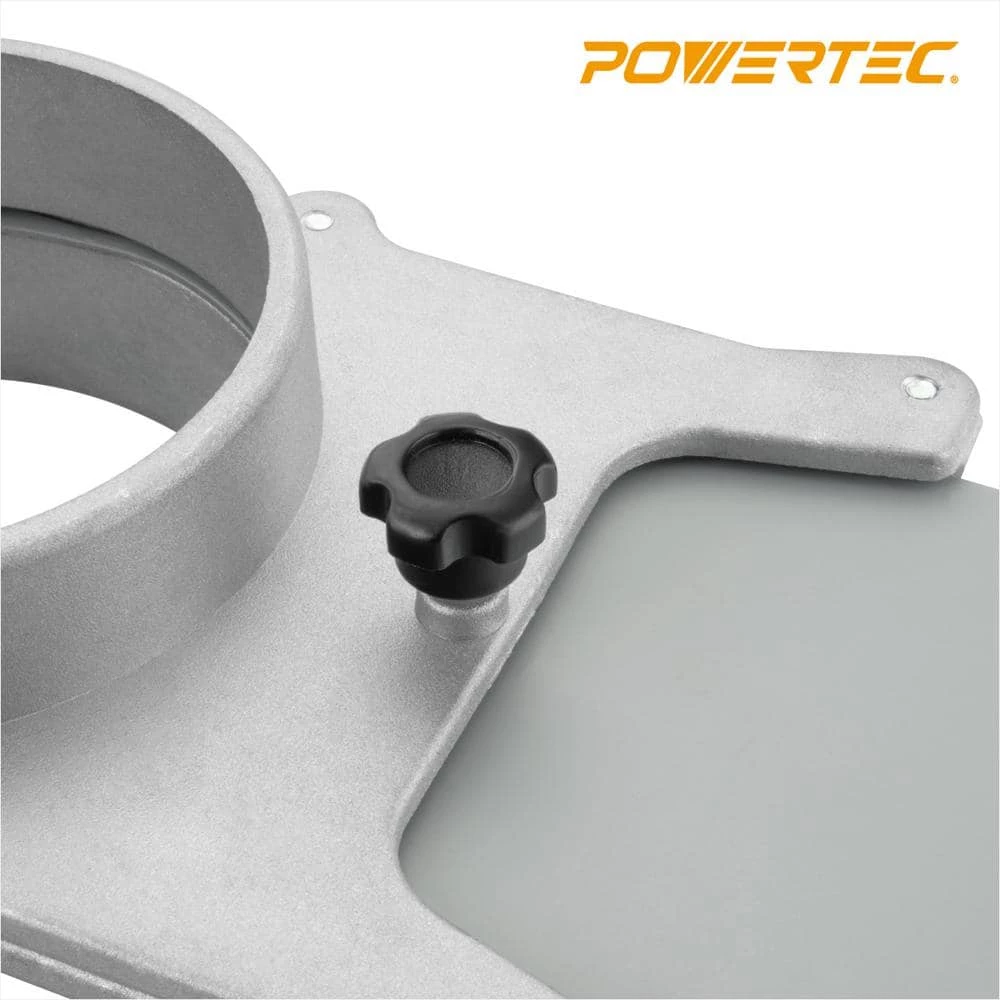 POWERTEC 4 in. Aluminum Blast Gate for Vacuum/Dust Collector 6 POWERTEC 4 in. Aluminum Blast Gate for Vacuum/Dust Collector - Image 4