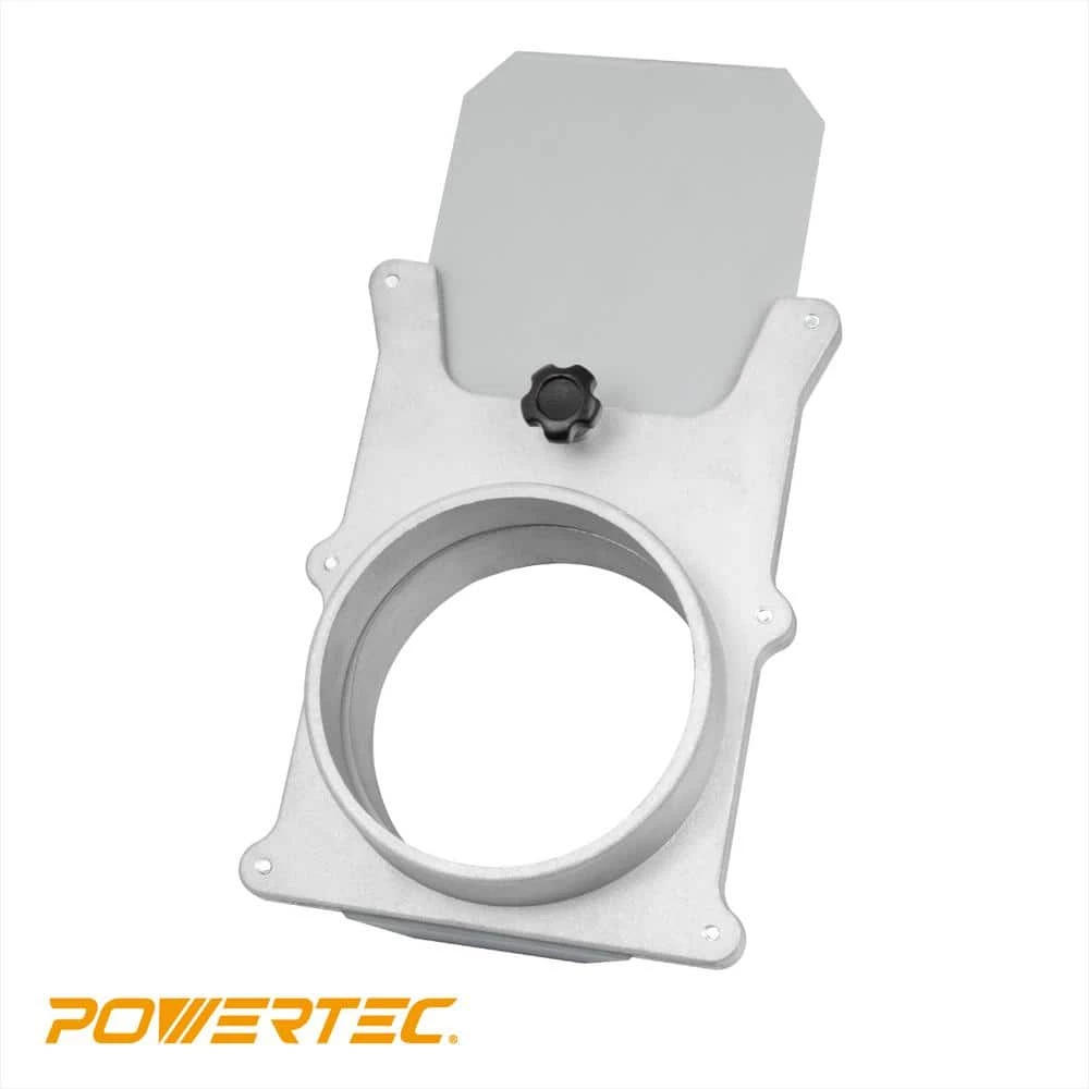POWERTEC 4 in. Aluminum Blast Gate for Vacuum/Dust Collector 5 POWERTEC 4 in. Aluminum Blast Gate for Vacuum/Dust Collector - Image 3