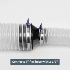 POWERTEC 4 in. x 2-1/2 in. Hose Cone Reducer (3-Pack) -Cheap POWERTEC Store powertec dust collector accessories 70136 p3 76 1000