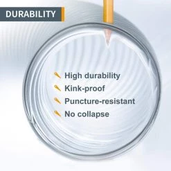 POWERTEC 2-1/2 in. x 20 ft. Flexible PVC Dust Collection Hose, Clear Color 12 POWERTEC 2-1/2 in. x 20 ft. Flexible PVC Dust Collection Hose, Clear Color -Cheap POWERTEC Store powertec dust collector accessories 70144 4f 1000