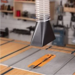 POWERTEC 4 in. x 10 in. Dust Hood Rectangular Funneled Shape -Cheap POWERTEC Store powertec dust collector accessories 70151 44 1000