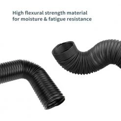 POWERTEC 36 in. L x 2-1/2 in. Flexible Dust Collection Hose -Cheap POWERTEC Store powertec dust collector accessories 70198 4f 1000