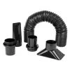 POWERTEC Dust Collection 2-1/4 in. Flexible Hose Kit, Black -Cheap POWERTEC Store powertec dust collector accessories 70208 64 1000