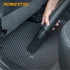 POWERTEC Dust Collection 2-1/4 in. Flexible Hose Kit, Black -Cheap POWERTEC Store powertec dust collector accessories 70208 76 1000