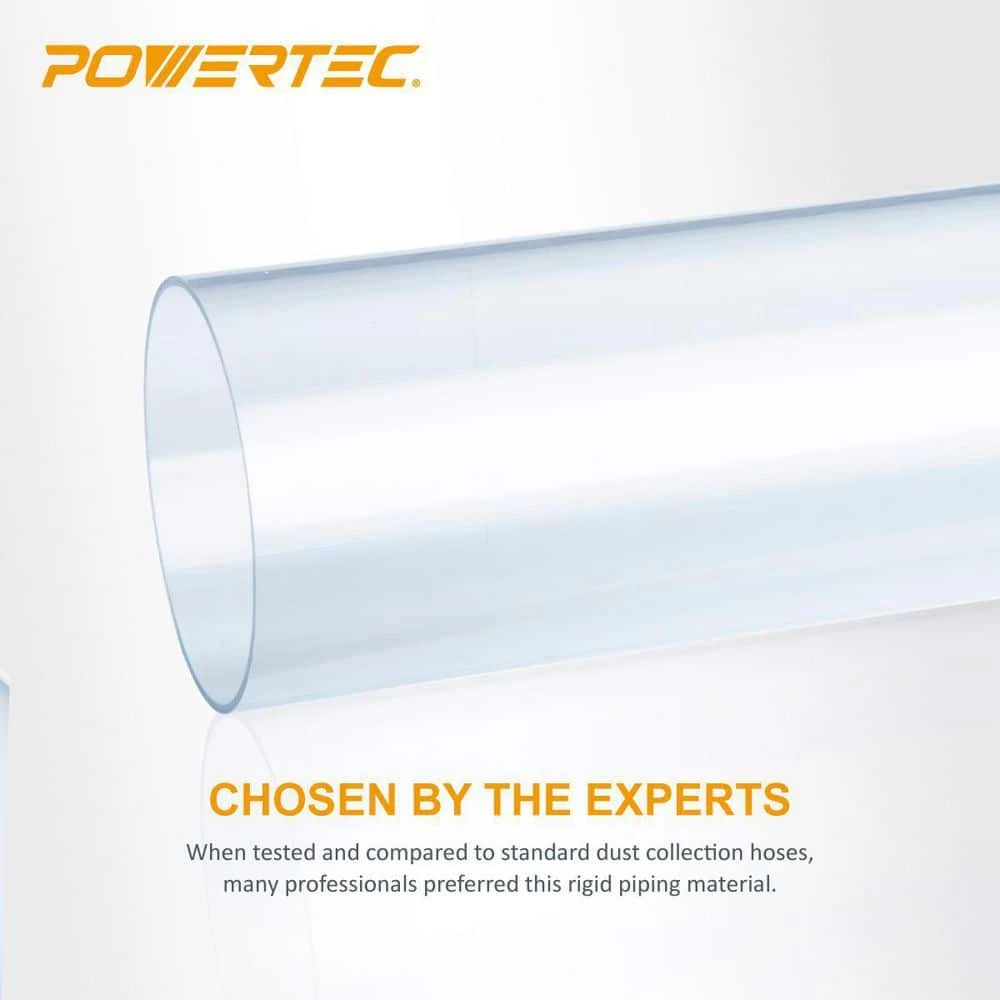 POWERTEC 6 in. x 36 in. L Clear Pipe Rigid Plastic Tubing 7 POWERTEC 6 in. x 36 in. L Clear Pipe Rigid Plastic Tubing - Image 5