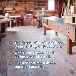 POWERTEC Filter Bags for Vacmaster VK811PH, VK1011SIWTH (9-Pack) -Cheap POWERTEC Store powertec dust collector accessories 75043 p3 44 1000