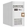 POWERTEC Filter Bags for DeWalt 6 Gal. to 10 Gal. Dust Extractors (10-Pack) -Cheap POWERTEC Store powertec dust collector accessories 75063 p2 64 1000