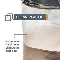 POWERTEC 20 in. Dia x 43 in. Clear Plastic Dust Collection Bag (5-Pack) 11 POWERTEC 20 in. Dia x 43 in. Clear Plastic Dust Collection Bag (5-Pack) -Cheap POWERTEC Store powertec dust collectors 70002 1f 1000