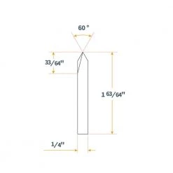 POWERTEC 60-Degree 1/4 in. Dia and 7/32 in. Cutting Point Length V-Groove Solid Carbide Router Bit 10 POWERTEC 60-Degree 1/4 in. Dia and 7/32 in. Cutting Point Length V-Groove Solid Carbide Router Bit -Cheap POWERTEC Store powertec edge router bits 73005 4f 1000