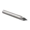 POWERTEC 60-Degree 1/4 in. Dia and 7/32 in. Cutting Point Length V-Groove Solid Carbide Router Bit