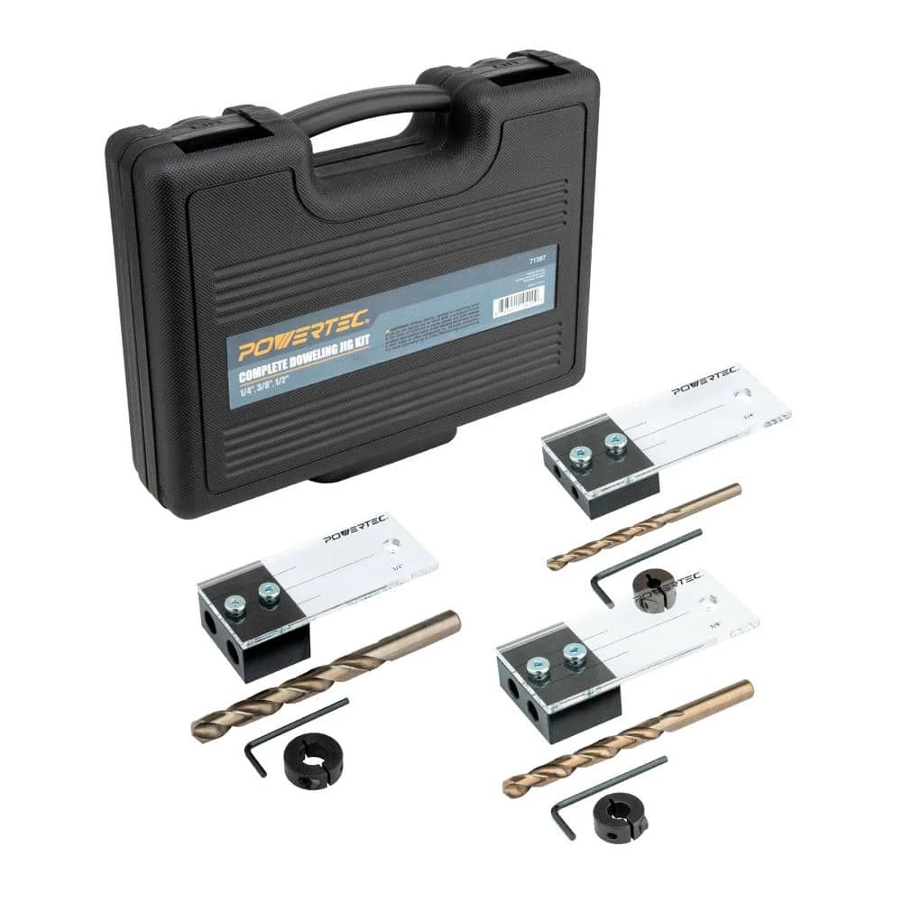 POWERTEC Ultimate Doweling Jig Kit - Precision Woodworking Series 3 POWERTEC Ultimate Doweling Jig Kit - Precision Woodworking Series