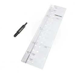 POWERTEC Shelf Pin Drilling Jig with 5 mm Self Centering Bit