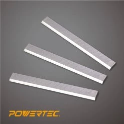 POWERTEC 6-1/8 in. High-Speed Steel Jointer Knives for Ridgid JP0610 (Set of 3) -Cheap POWERTEC Store powertec jointer blades 148020 1f 1000