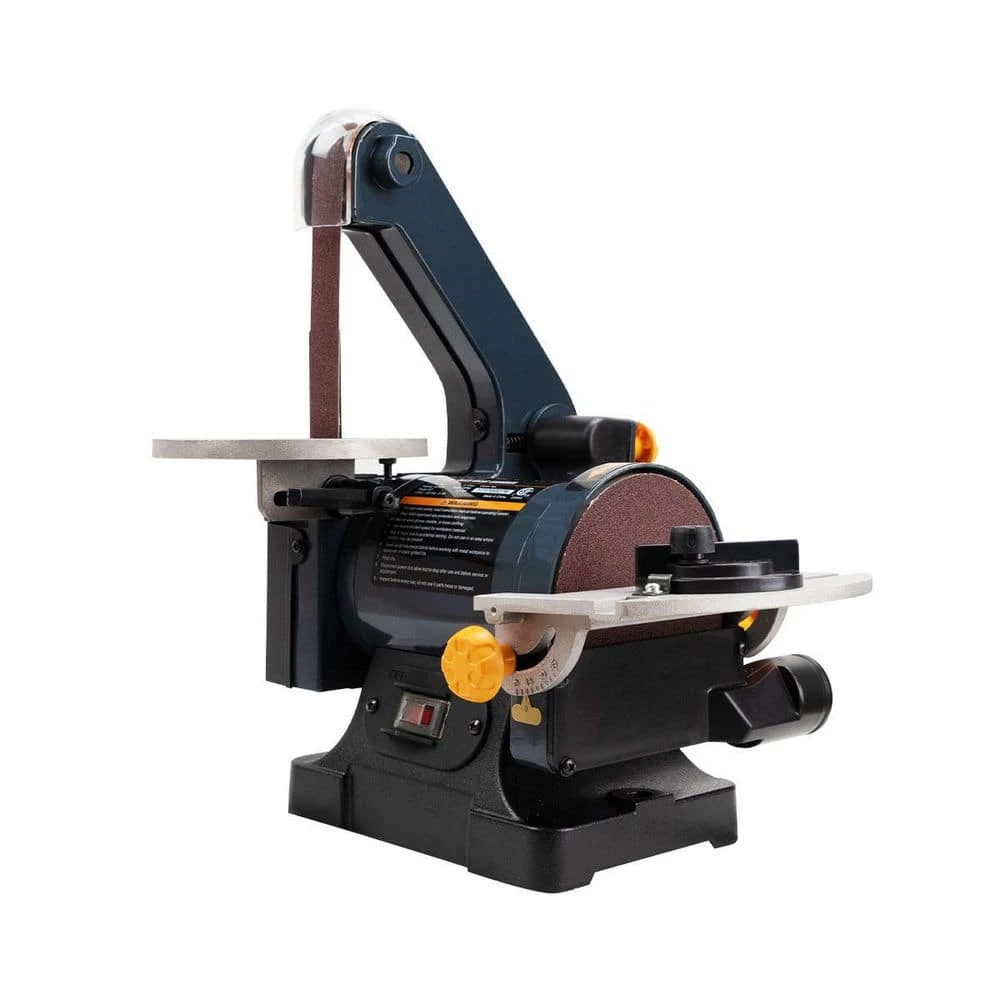 POWERTEC 1 in. x 30 in. Belt Sander with 5 in. Sanding Disc, Belt Disc Sander for Woodworking 4 POWERTEC 1 in. x 30 in. Belt Sander with 5 in. Sanding Disc, Belt Disc Sander for Woodworking - Image 2