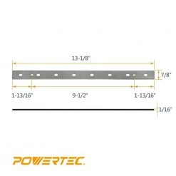POWERTEC 13 in. High-Speed Steel Planer Knives for DEWALT DW735 (Set of 3) 8 POWERTEC 13 in. High-Speed Steel Planer Knives for DEWALT DW735 (Set of 3) -Cheap POWERTEC Store powertec planer blades 128000 4f 1000