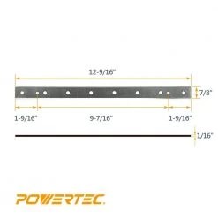POWERTEC 12-1/2 in. High-Speed Steel Planer Knives for DEWALT DW734 (Set of 3) 8 POWERTEC 12-1/2 in. High-Speed Steel Planer Knives for DEWALT DW734 (Set of 3) -Cheap POWERTEC Store powertec planer blades 128010 4f 1000