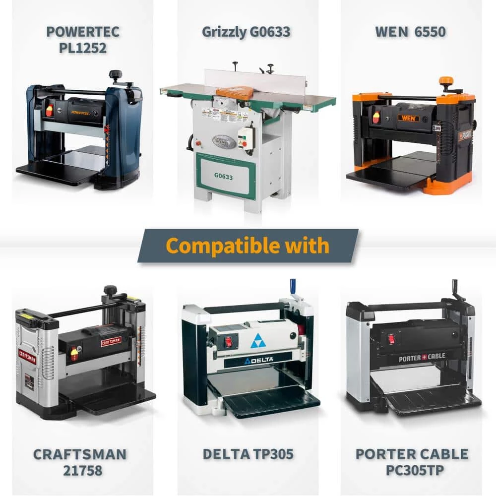 POWERTEC 12-1/2 in. High-Speed Steel Planer Knives for Delta 22-560 / 22-565 (Set of 2) 7 POWERTEC 12-1/2 in. High-Speed Steel Planer Knives for Delta 22-560 / 22-565 (Set of 2) - Image 5