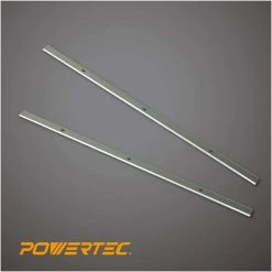 POWERTEC 12-1/2 in. High-Speed Steel Planer Knives for Porter Cable PC305TP (Set of 2) -Cheap POWERTEC Store powertec planer blades 128036 1f 1000