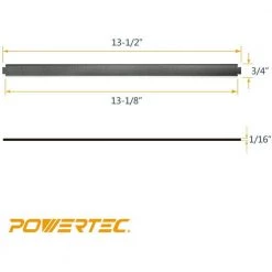 POWERTEC 13 in. High-Speed Steel Planer Knives for Ryobi AP1301 (Set of 2) -Cheap POWERTEC Store powertec planer blades 128260 4f 1000