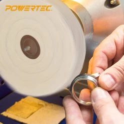 POWERTEC 6 in. Bench Grinder Buffing Wheel Kit with 3-piecs Polishing Compound Set 15 POWERTEC 6 in. Bench Grinder Buffing Wheel Kit with 3-piecs Polishing Compound Set -Cheap POWERTEC Store powertec polishing wheels 71631 76 1000