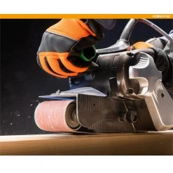 POWERTEC 4 in. x 24 in. 40-Grit Aluminum Oxide Sanding Belt (10-Pack) -Cheap POWERTEC Store powertec power sander accessories 110060 44 1000