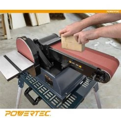 POWERTEC 4 in. x 36 in. 100-Grit Aluminum Oxide Sanding Belt (10-Pack) -Cheap POWERTEC Store powertec power sander accessories 110130 44 1000
