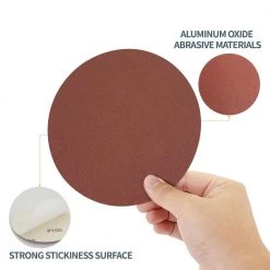 POWERTEC 6 in. 120 Grit PSA Aluminum Oxide Sanding Disc/Self Stick (10-Pack) 10 POWERTEC 6 in. 120 Grit PSA Aluminum Oxide Sanding Disc/Self Stick (10-Pack) -Cheap POWERTEC Store powertec power sander accessories 110220 1f 1000