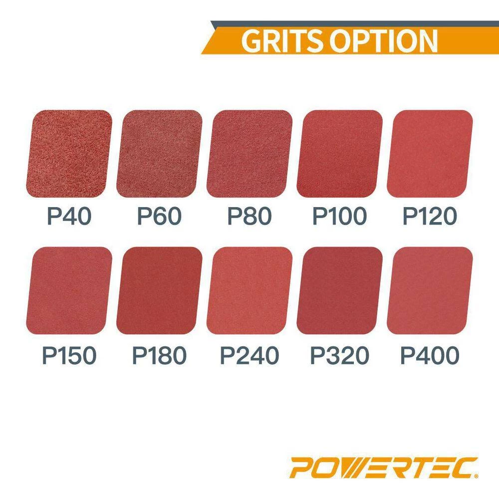 POWERTEC 1/2 in. x 18 in. 60-Grit Aluminum Oxide Sanding Belt (20-Pack) 7 POWERTEC 1/2 in. x 18 in. 60-Grit Aluminum Oxide Sanding Belt (20-Pack) - Image 5