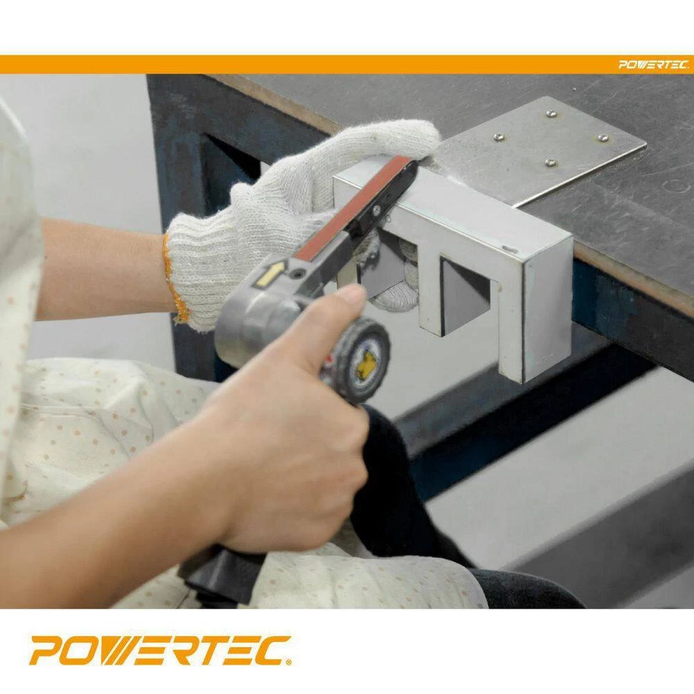 POWERTEC 1/2 in. x 18 in. 60-Grit Aluminum Oxide Sanding Belt (20-Pack) 4 POWERTEC 1/2 in. x 18 in. 60-Grit Aluminum Oxide Sanding Belt (20-Pack) - Image 2